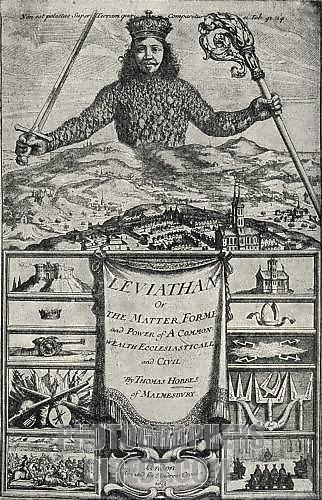 Who wrote the leviathan in 1651?